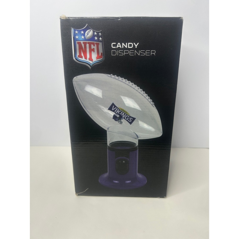 NFL Minnesota Vikings Candy Dispenser Unisex OS Purple Excellent Football Shape